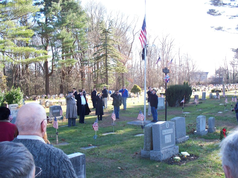 Salute during Taps