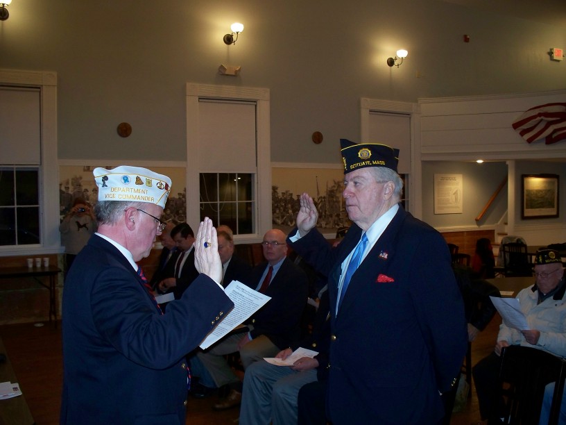 SAL CMDR Taking Oath