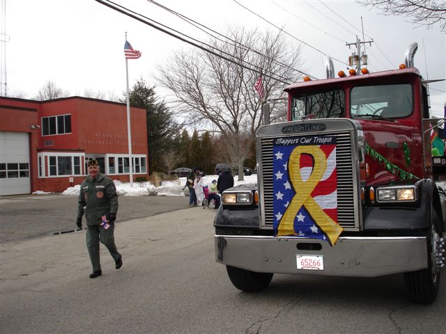 Parading by Fire Headquarters