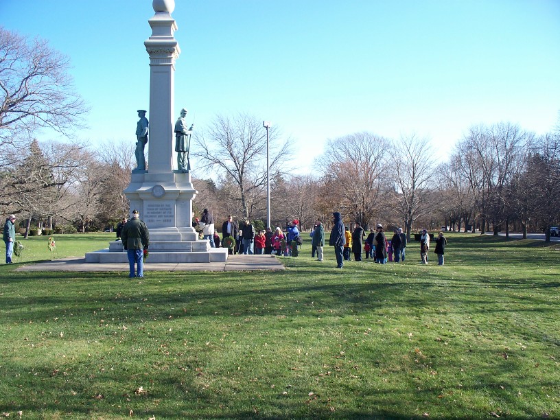 Placing Wreaths